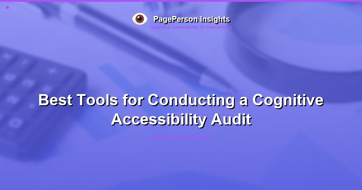 Best Tools for Conducting a Cognitive Accessibility Audit