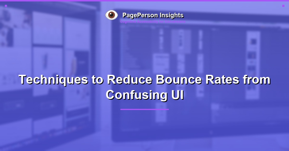 Techniques to Reduce Bounce Rates from Confusing UI